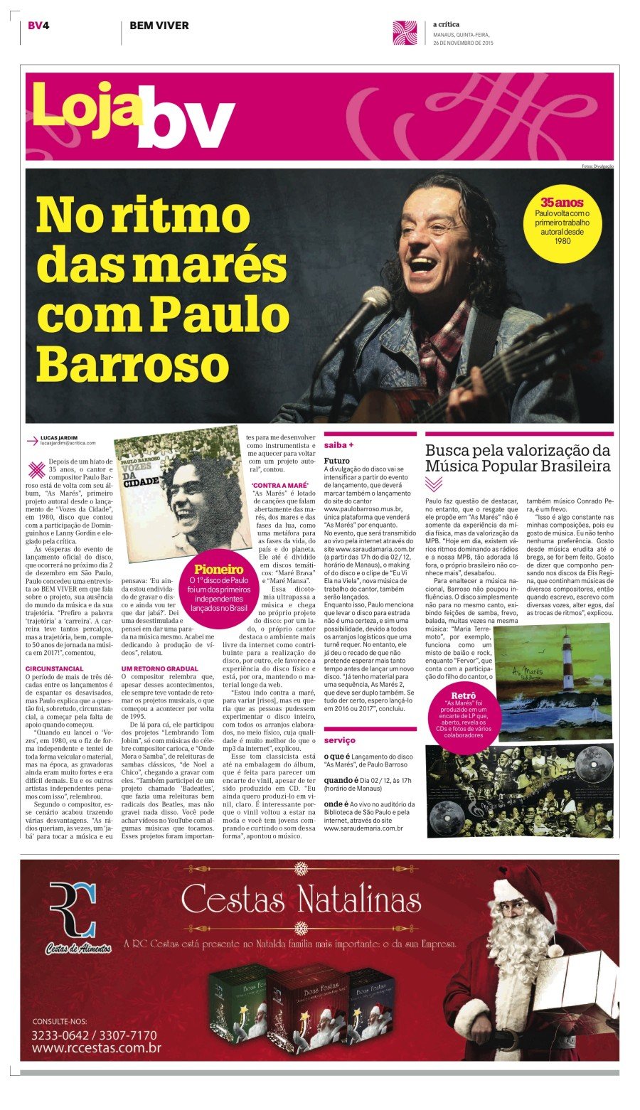 Jornal “A Crítica” de Manaus